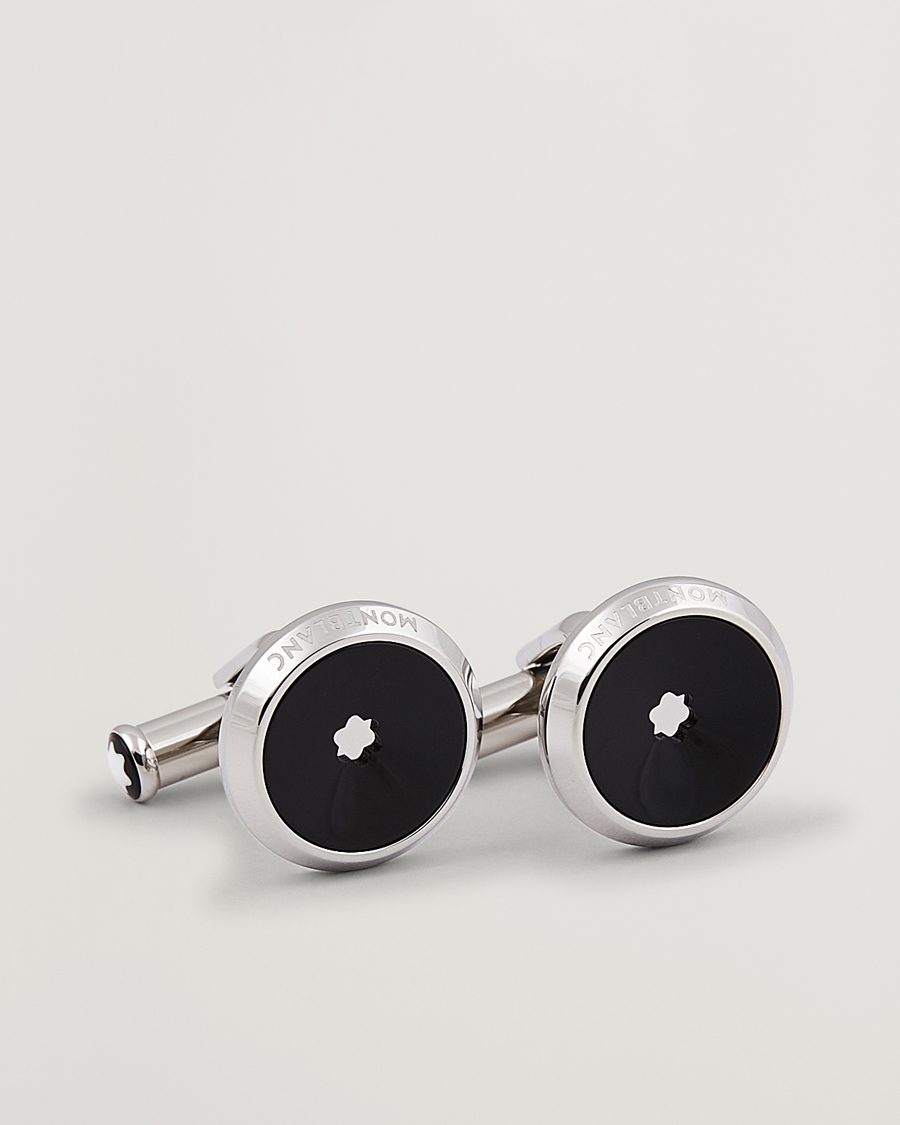 Herr | Manschettknappar | Montblanc | Star Cufflinks Black Resin