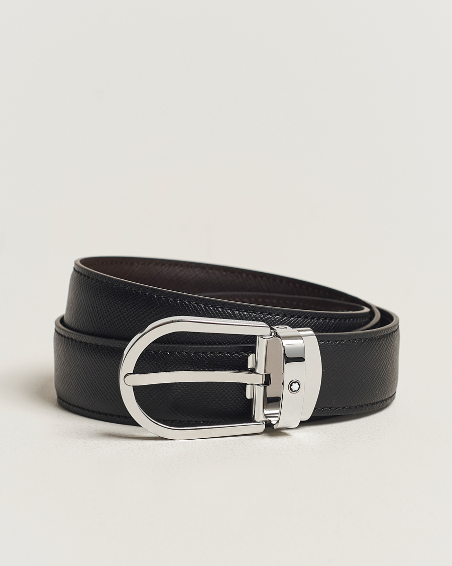 Herr |  | Montblanc | Reversible Saffiano Leather 30mm Belt Black/Brown