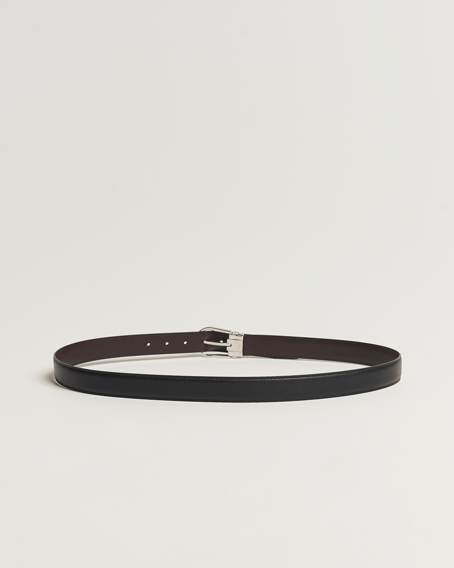 Herr | Senast inkommet | Montblanc | Reversible Saffiano Leather 30mm Belt Black/Brown