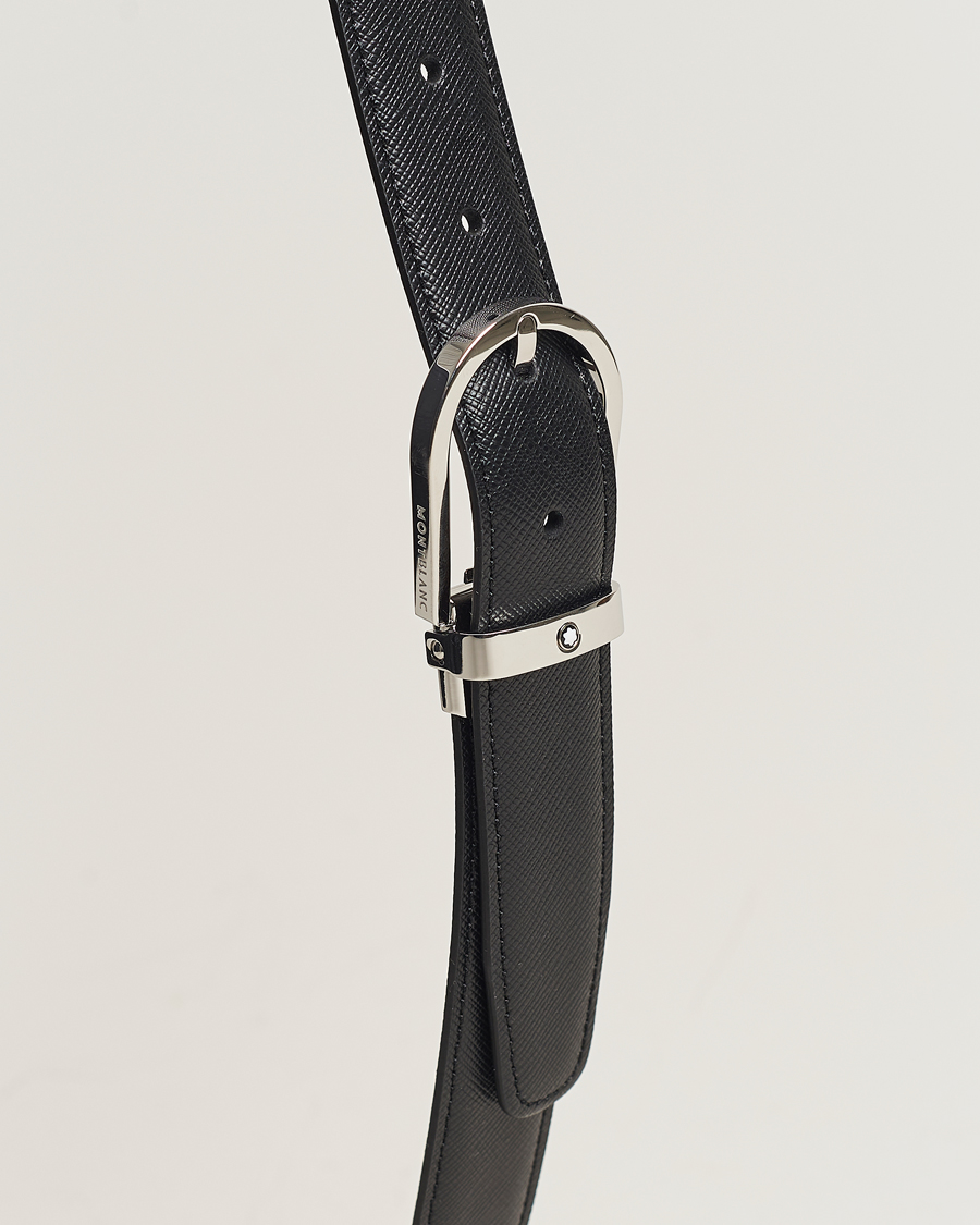 Herr | Montblanc Reversible Saffiano Leather 30mm Belt Black/Brown | Montblanc | Reversible Saffiano Leather 30mm Belt Black/Brown