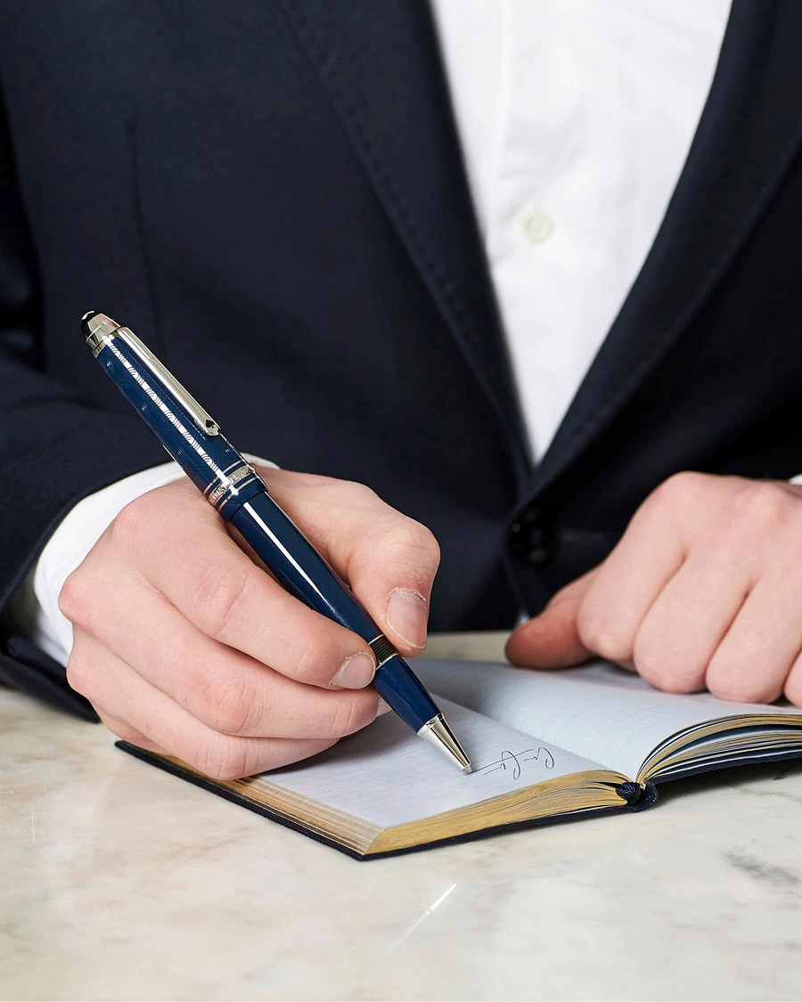 Herr |  | Montblanc | 162 Meisterstück AW80D Rollerball Pen Blue