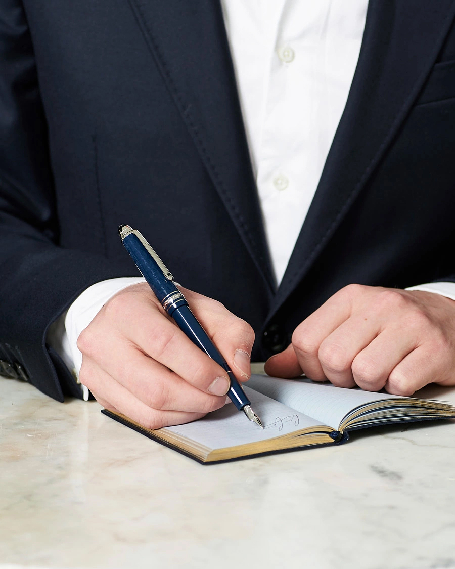 Herr | | Montblanc | 145 Meisterstück AW80D M Fountain Pen Blue