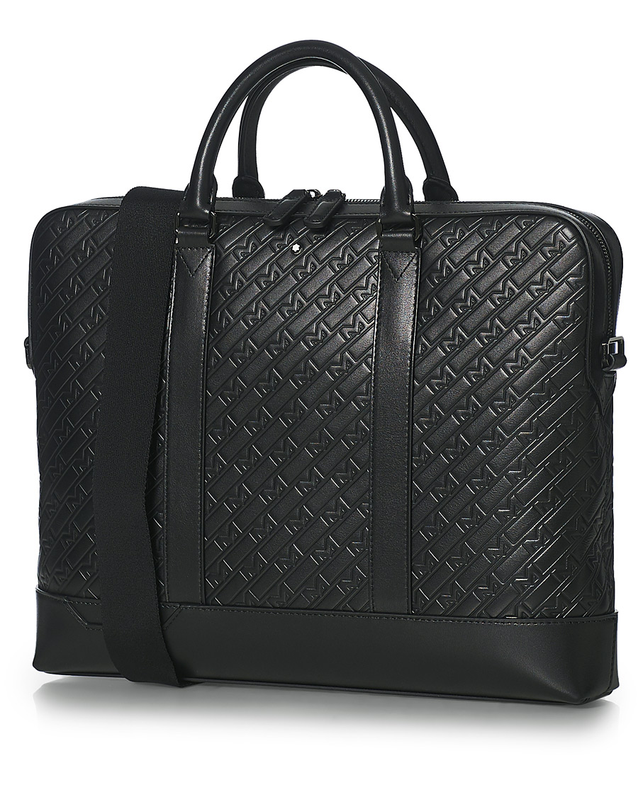 Herr | Montblanc M Gram Slim Document Case Black Leather | Montblanc | M Gram Slim Document Case Black Leather