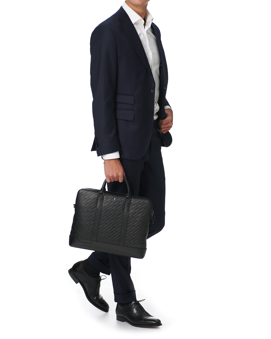 Herr | Montblanc M Gram Slim Document Case Black Leather | Montblanc | M Gram Slim Document Case Black Leather
