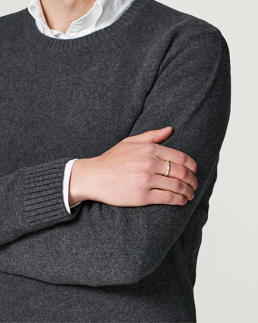 Herr | Accessoarer | LE GRAMME | Ribbon Brushed Ring Sterling Silver 3g