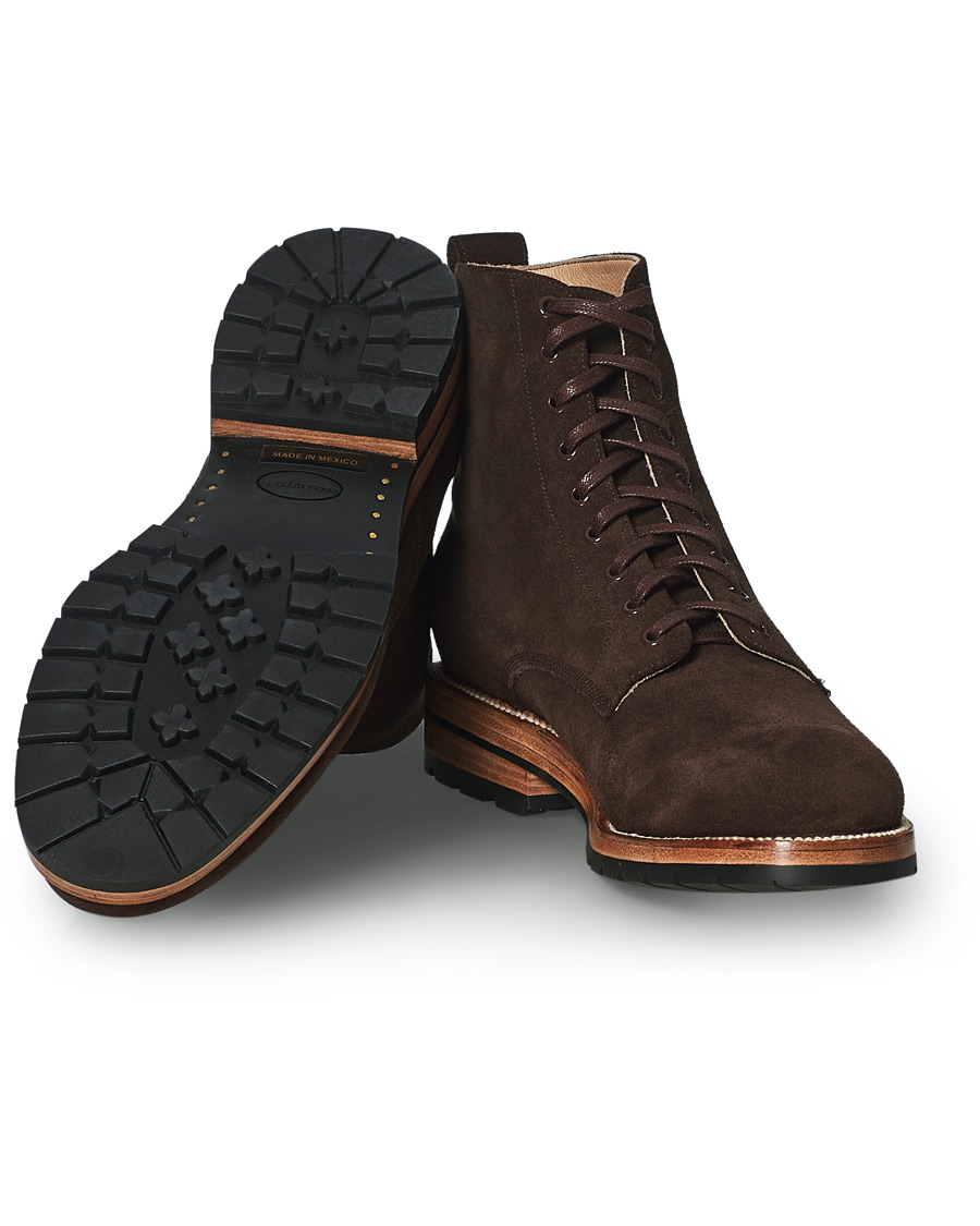 Herr | Yuketen Lace Up Boots Dark Brown Suede | Yuketen | Lace Up Boots Dark Brown Suede