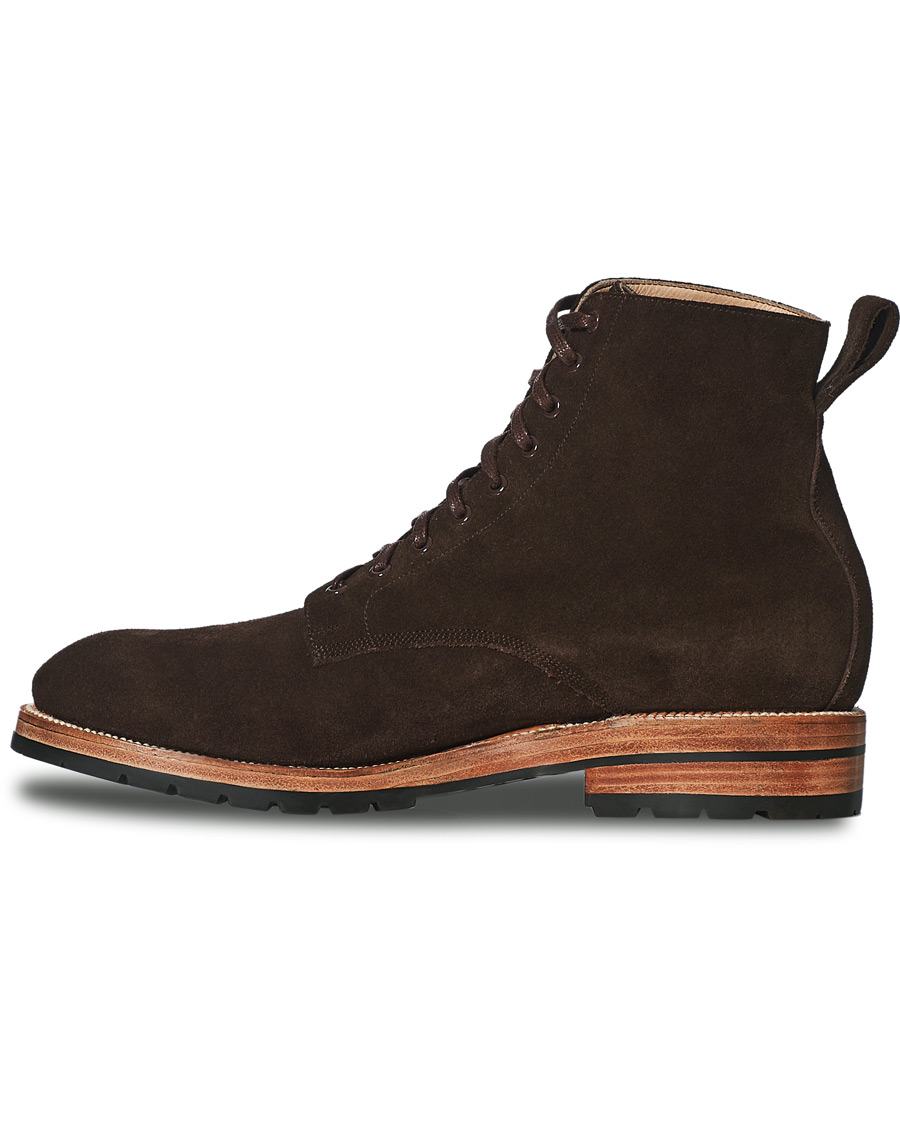 Herr | Yuketen Lace Up Boots Dark Brown Suede | Yuketen | Lace Up Boots Dark Brown Suede