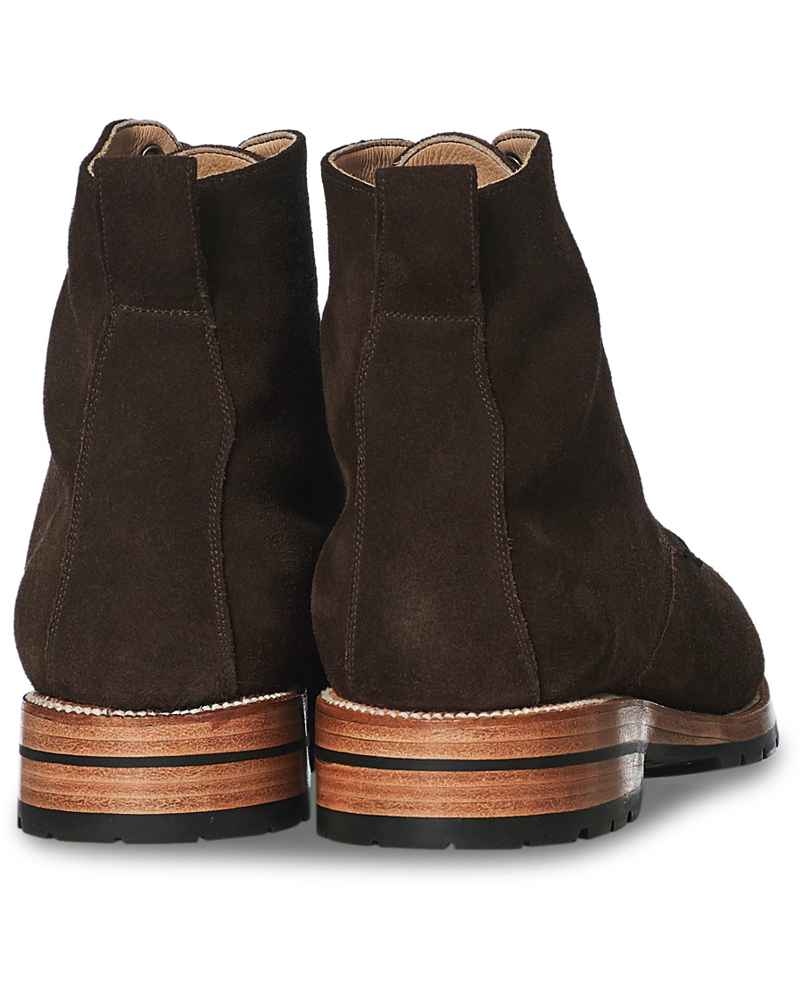 Herr | Yuketen Lace Up Boots Dark Brown Suede | Yuketen | Lace Up Boots Dark Brown Suede