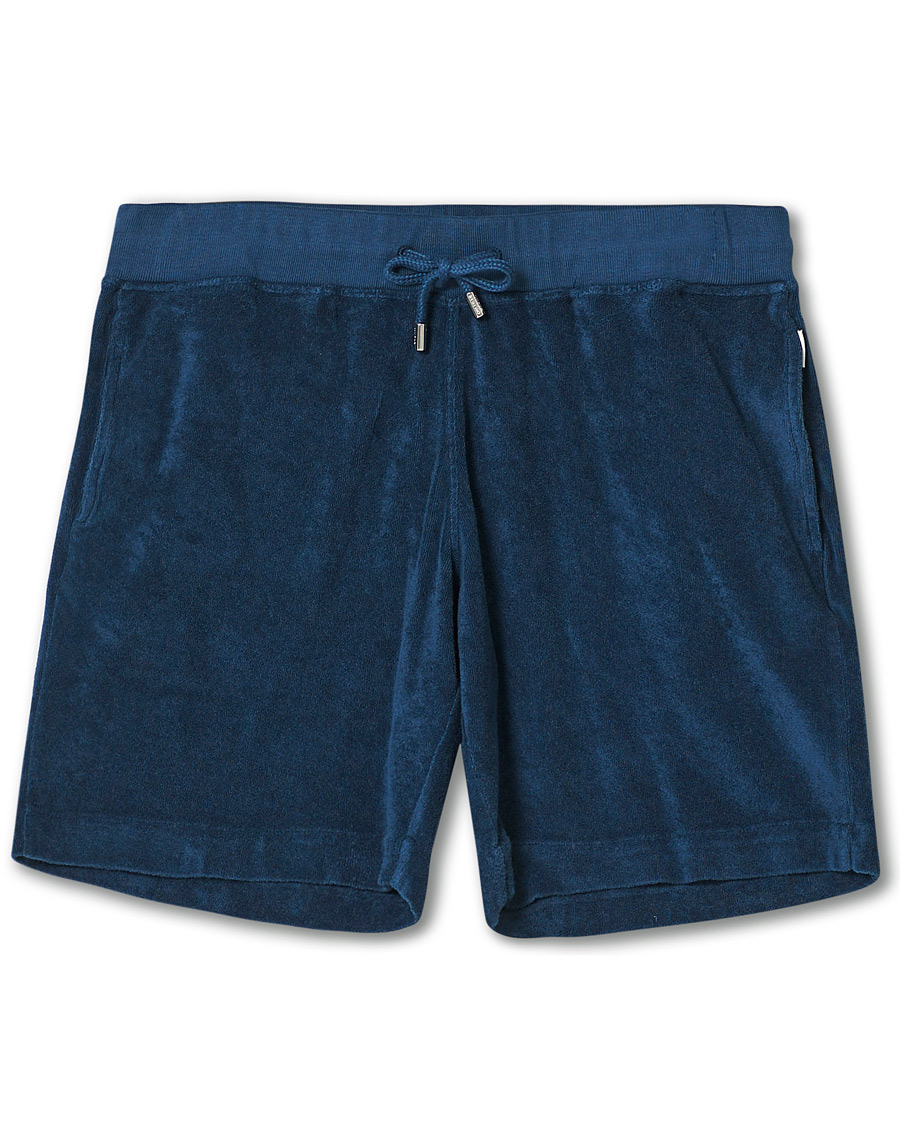 Herr | Shorts | Orlebar Brown | Afador Garment Dye Toweling Shorts Navy