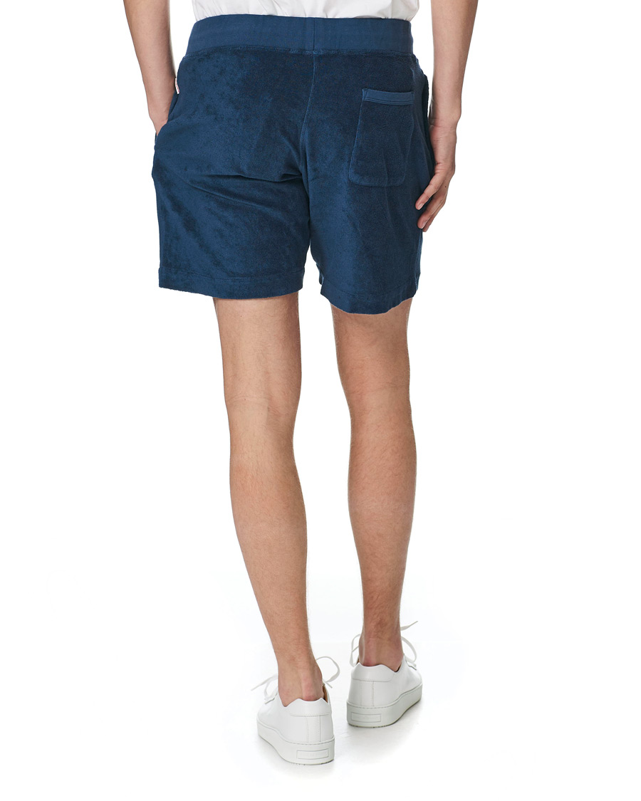 Herr | Shorts | Orlebar Brown | Afador Garment Dye Toweling Shorts Navy