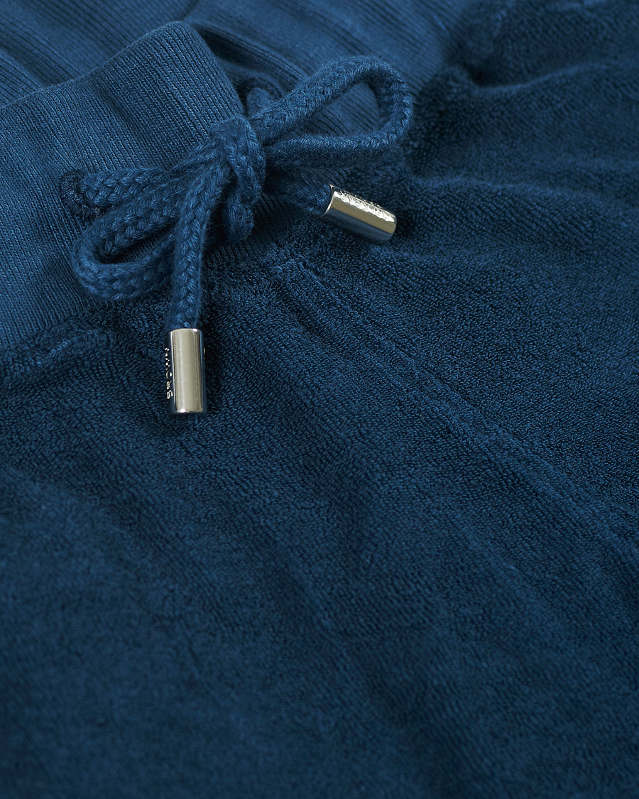 Herr | Shorts | Orlebar Brown | Afador Garment Dye Toweling Shorts Navy