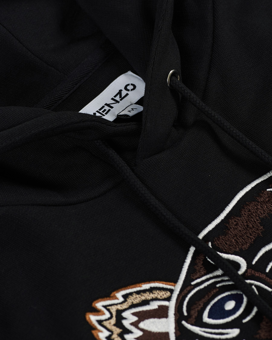 Herr | Tröjor | KENZO | Icon Tiger Hoodie Black