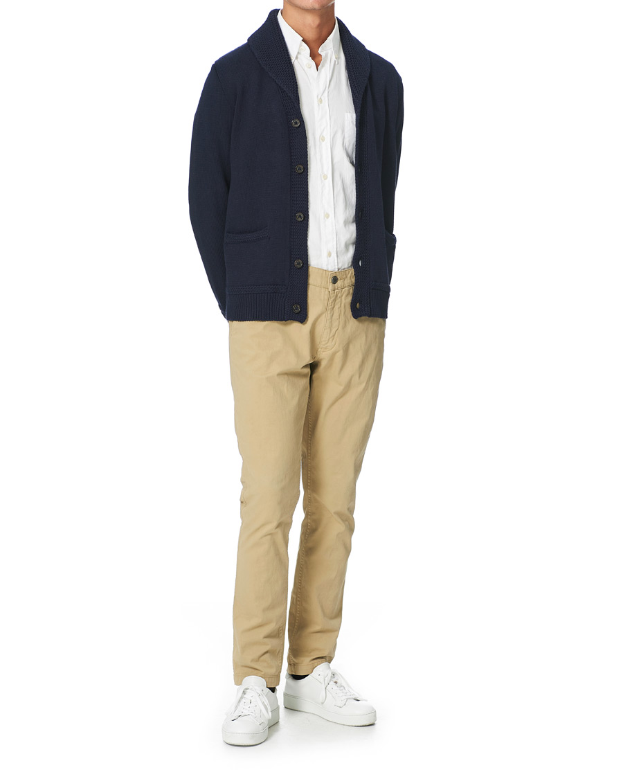 Herr | Tröjor | Polo Ralph Lauren | Cotton Knitted Flag Cardigan Hunter Navy