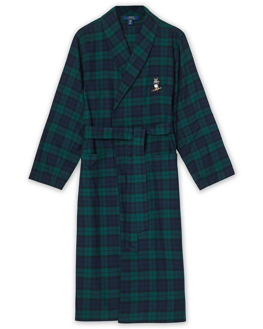 Herr | Pyjamas & Morgonrockar | Polo Ralph Lauren | Shawl Bear Robe Blackwatch Plaid