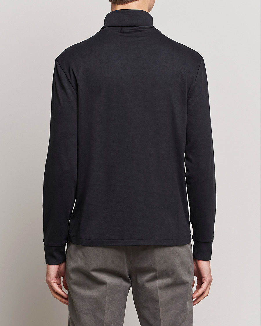 Herr | Tröjor | Polo Ralph Lauren | Luxury Pima Cotton Rollneck Black