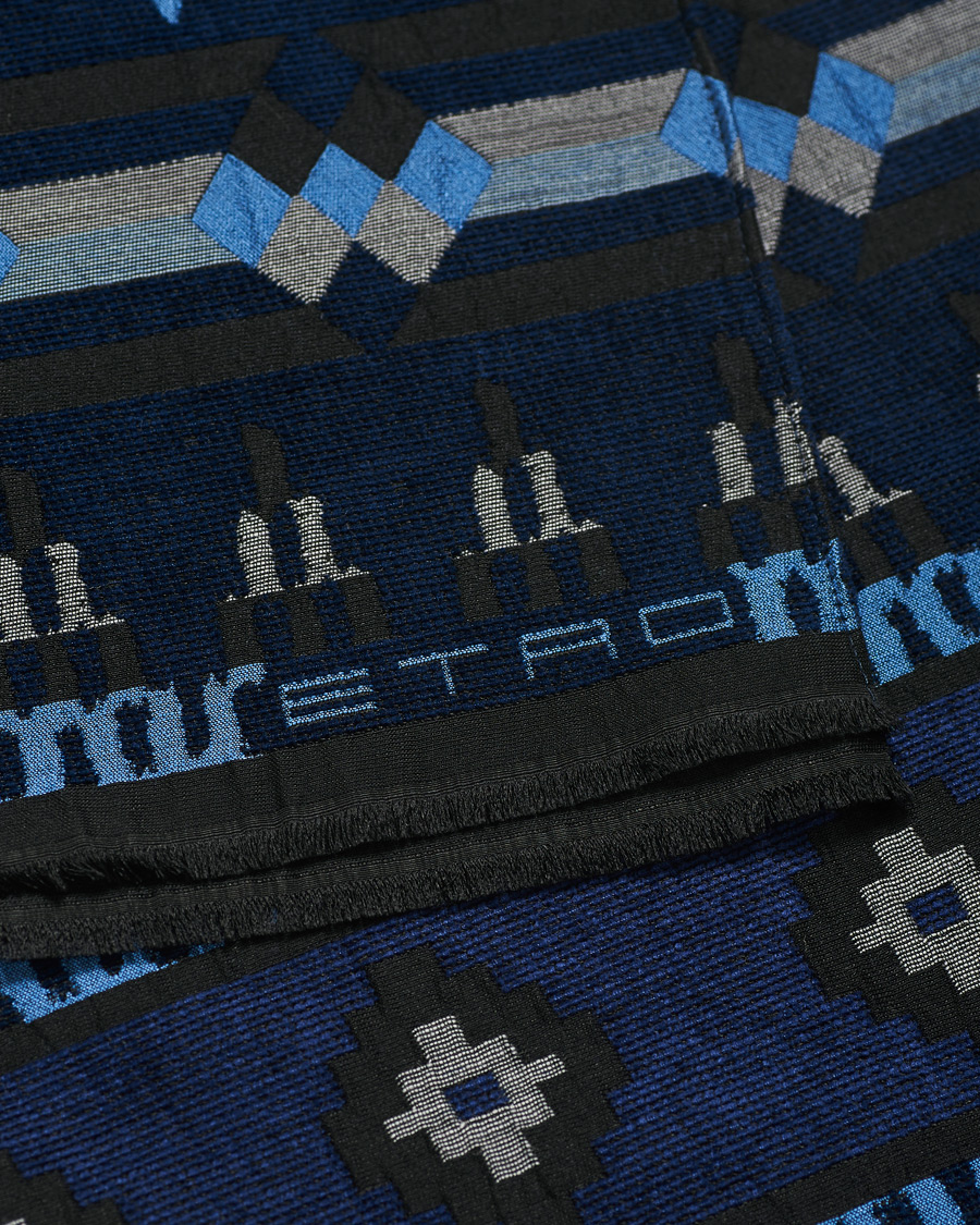 Herr | Etro Wool Blend Ciniglia Scarf Navy | Etro | Wool Blend Ciniglia Scarf Navy
