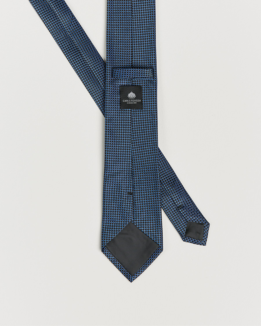 Herr | Amanda Christensen Box Set Silk 8 cm Paisley Tie And Pocket Square Navy | Amanda Christensen | Box Set Silk 8 cm Paisley Tie And Pocket Square Navy