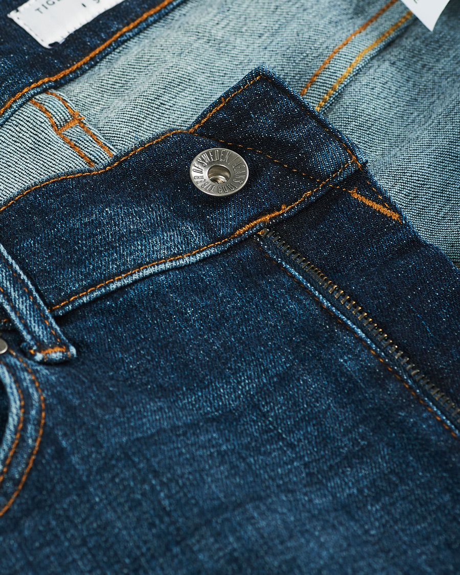 Herr | Jeans | Tiger of Sweden | Leon Hawk Eye Superstretch Jeans Royal Blue