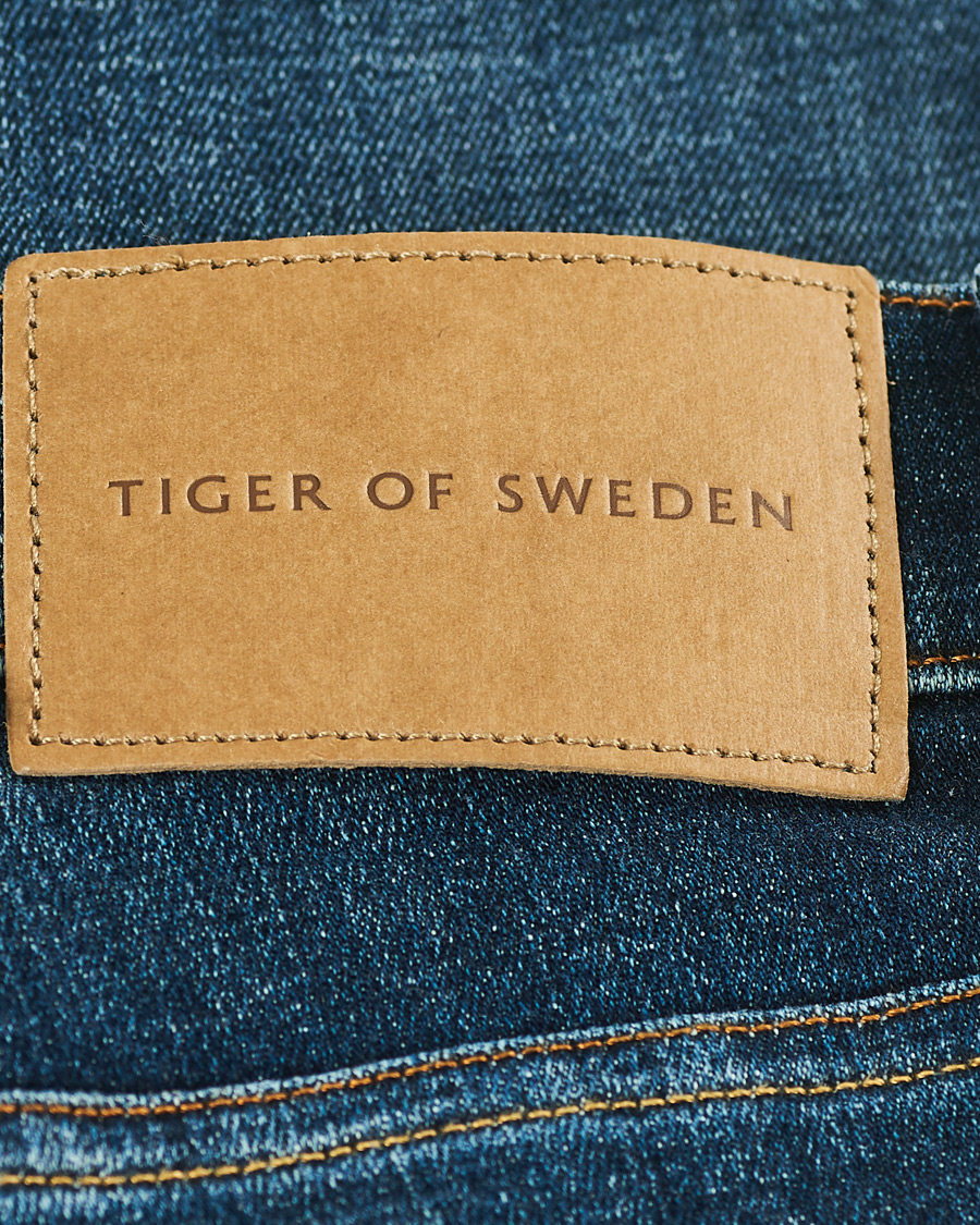 Herr | Jeans | Tiger of Sweden | Leon Hawk Eye Superstretch Jeans Royal Blue