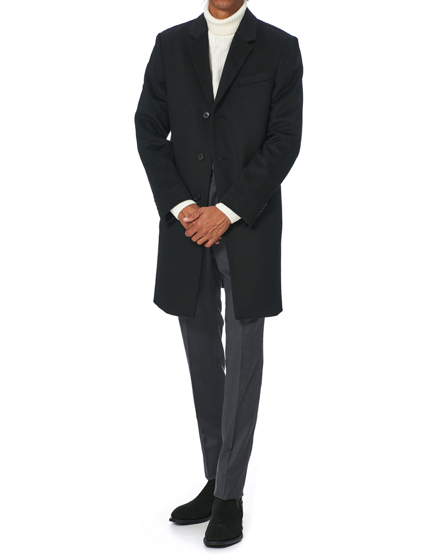 Herr | Jackor | Tiger of Sweden | Cempsey Wool/Cashmere Coat Black