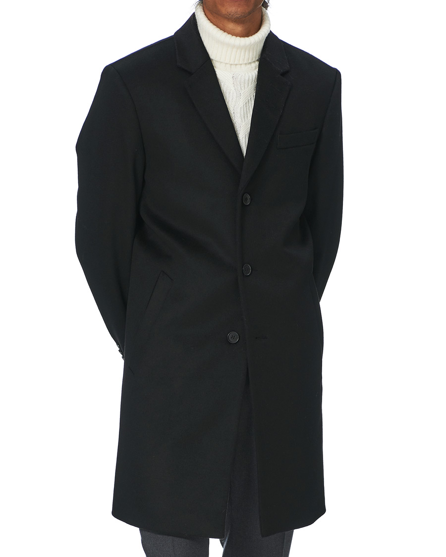 Herr | Jackor | Tiger of Sweden | Cempsey Wool/Cashmere Coat Black