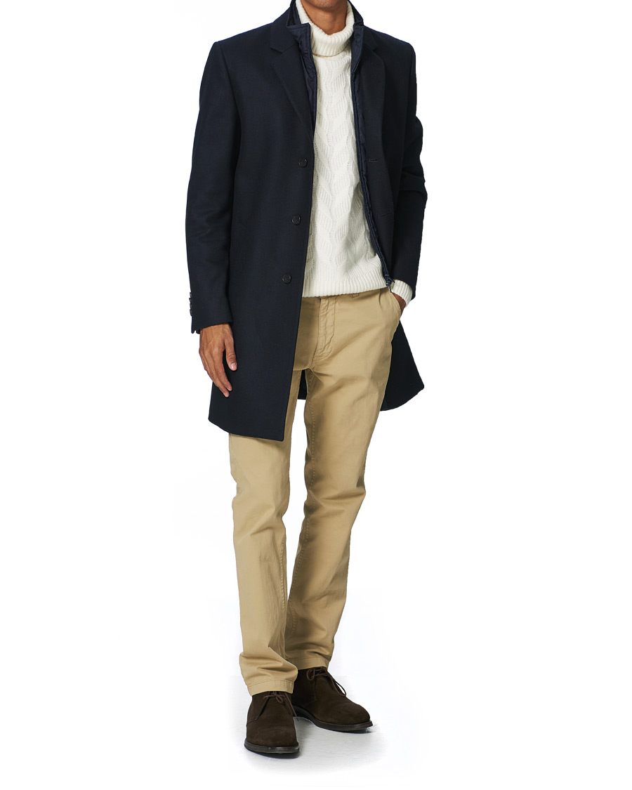 Herr | Jackor | Tiger of Sweden | Netley Wool Coat Navy