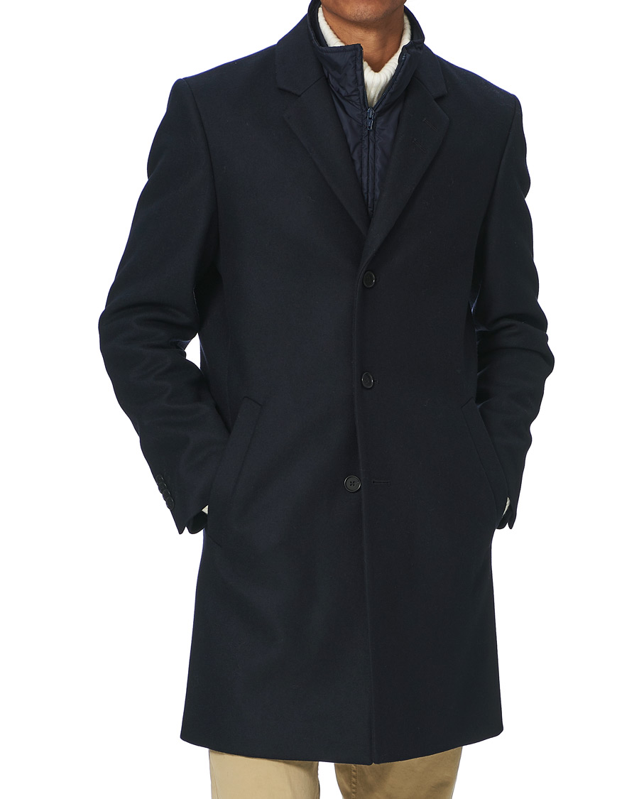 Herr | Jackor | Tiger of Sweden | Netley Wool Coat Navy