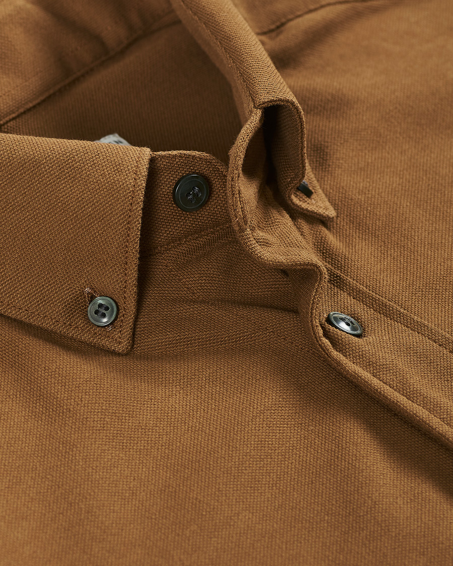 Herr | Skjortor | Tiger of Sweden | Fenald Piquet Shirt Toasted Coconut