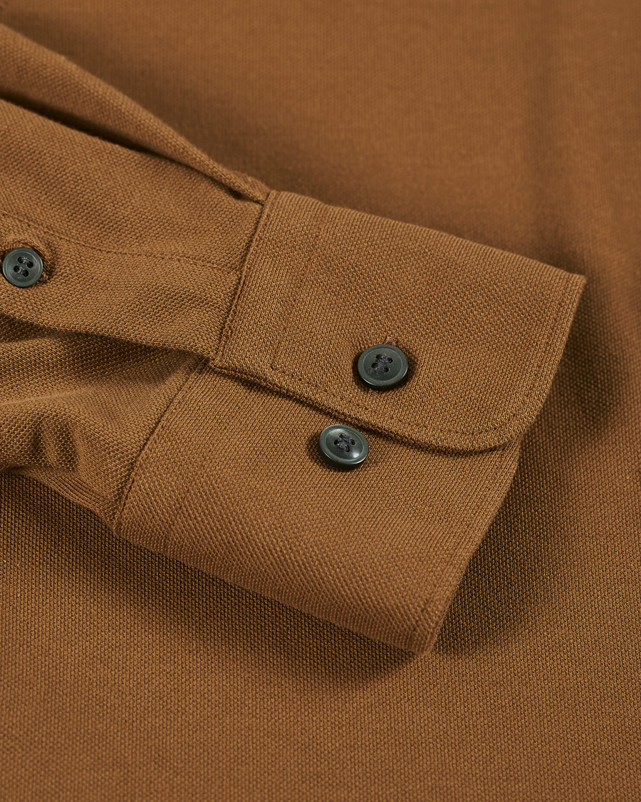 Herr | Skjortor | Tiger of Sweden | Fenald Piquet Shirt Toasted Coconut