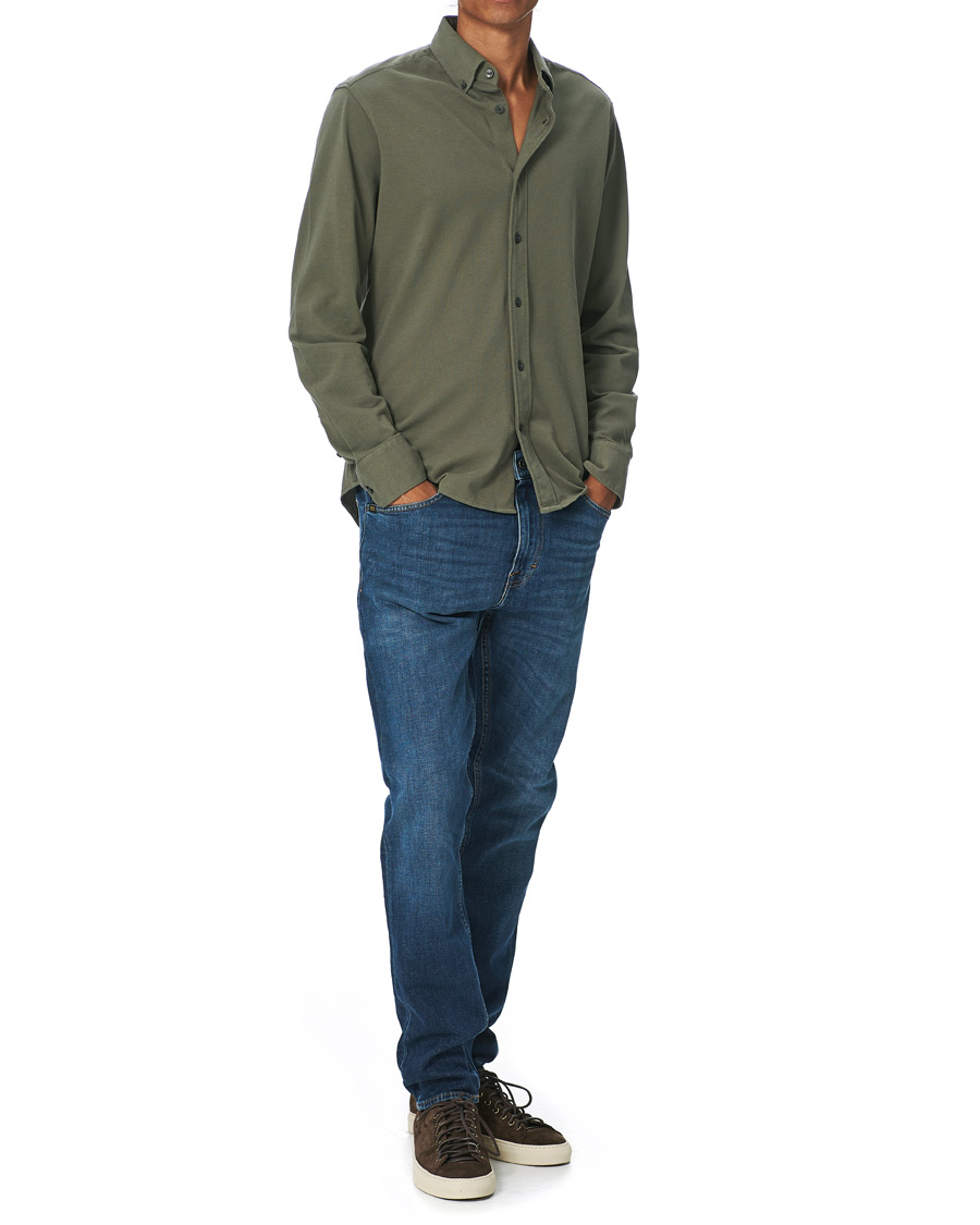Herr | Skjortor | Tiger of Sweden | Fenald Piquet Shirt City Green