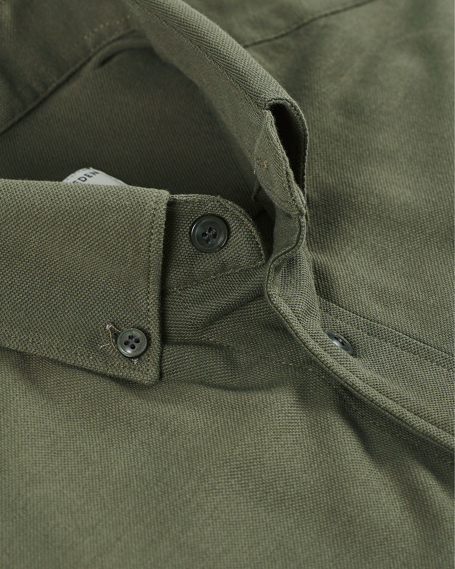 Herr | Skjortor | Tiger of Sweden | Fenald Piquet Shirt City Green