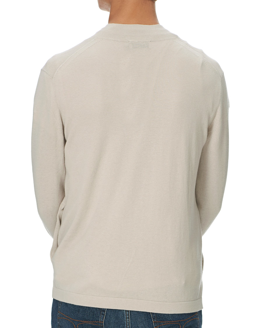 Herr | Tröjor | Tiger of Sweden | Kylen Cotton/Merino Zip Moonbeam