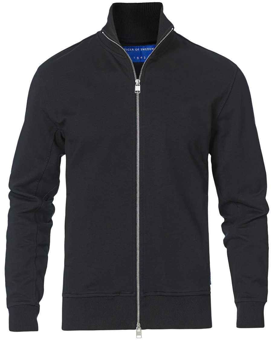 Herr | Tröjor | Tiger of Sweden | Navra Cotton Zip Black