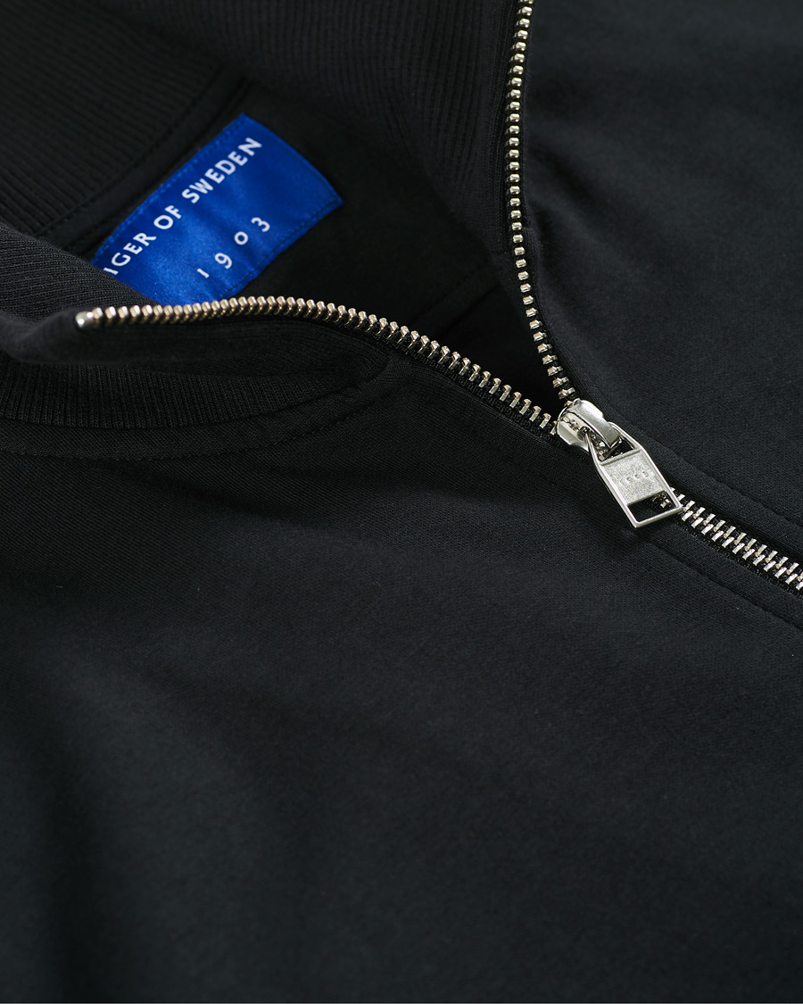 Herr | Tröjor | Tiger of Sweden | Navra Cotton Zip Black