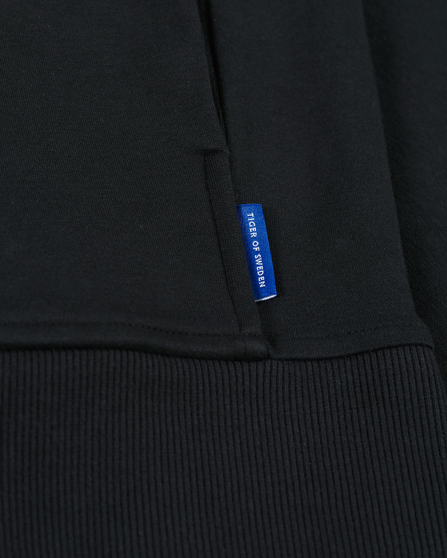 Herr | Tröjor | Tiger of Sweden | Navra Cotton Zip Black