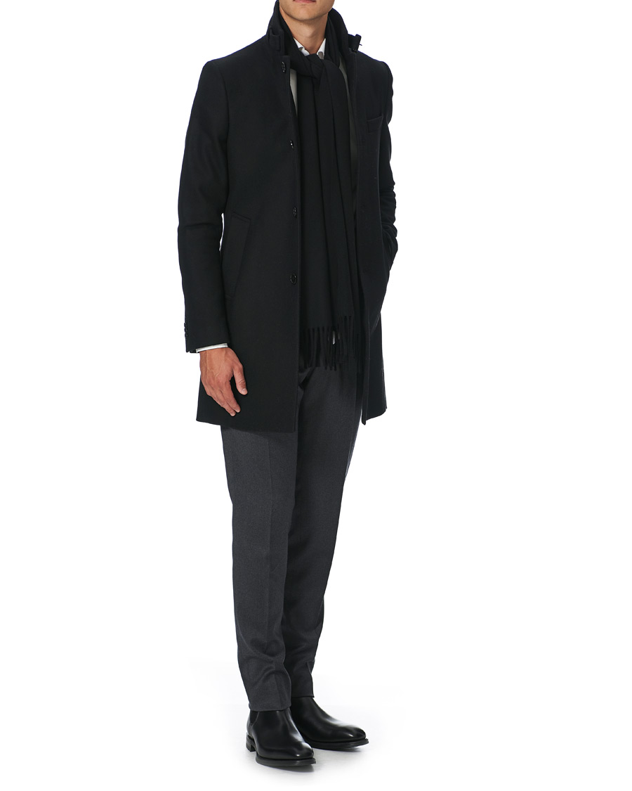 Herr | Tiger of Sweden Sylan Wool Scarf Black | Tiger of Sweden | Sylan Wool Scarf Black