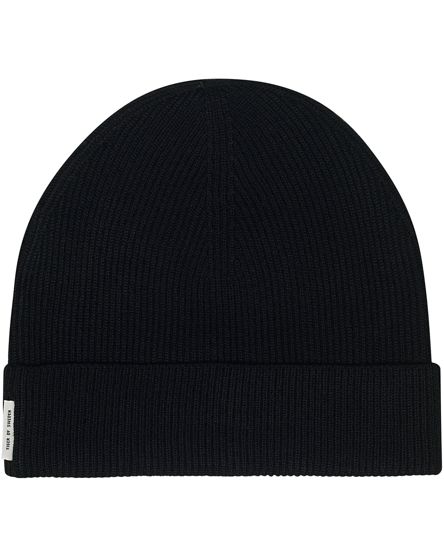 Herr | Tiger of Sweden Hedqvist Wool Beanie Black | Tiger of Sweden | Hedqvist Wool Beanie Black