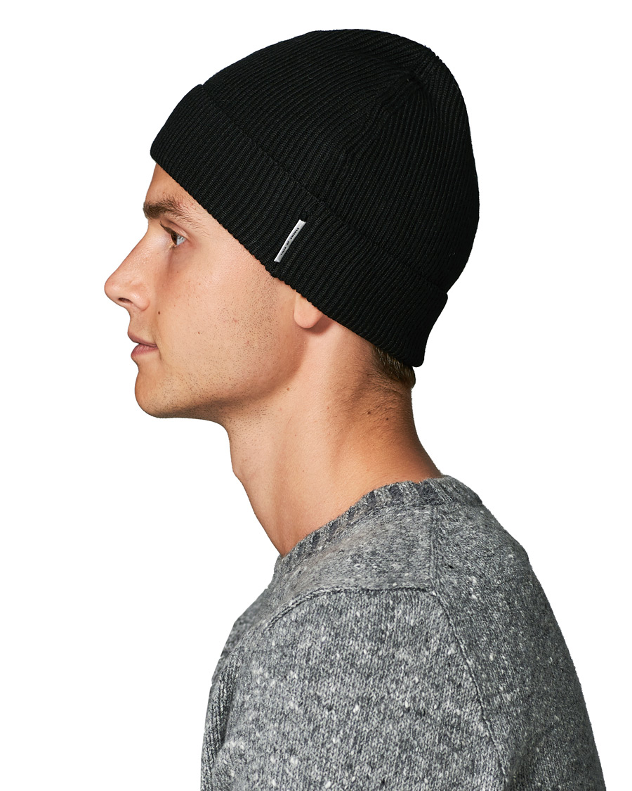 Herr | Tiger of Sweden Hedqvist Wool Beanie Black | Tiger of Sweden | Hedqvist Wool Beanie Black