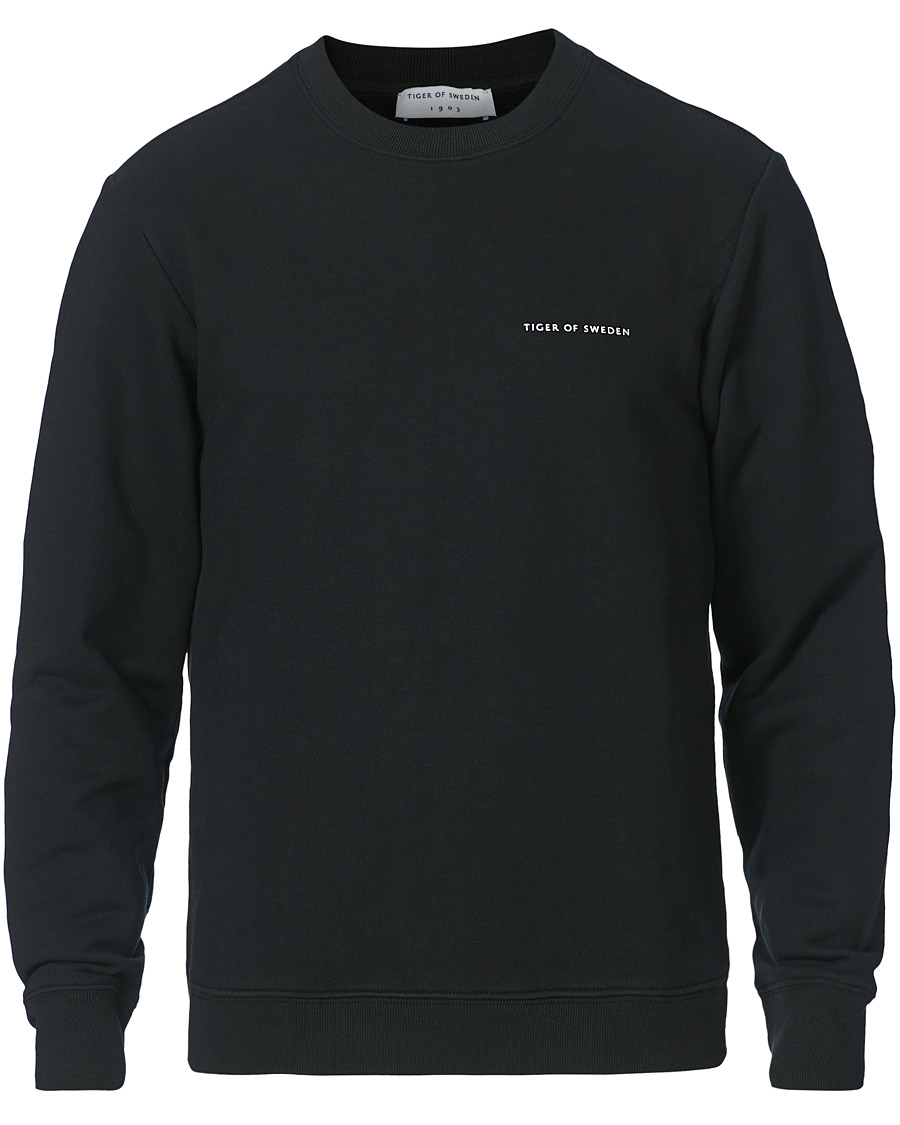 Herr | Tröjor | Tiger of Sweden | Emerson Cotton Sweatshirt Black