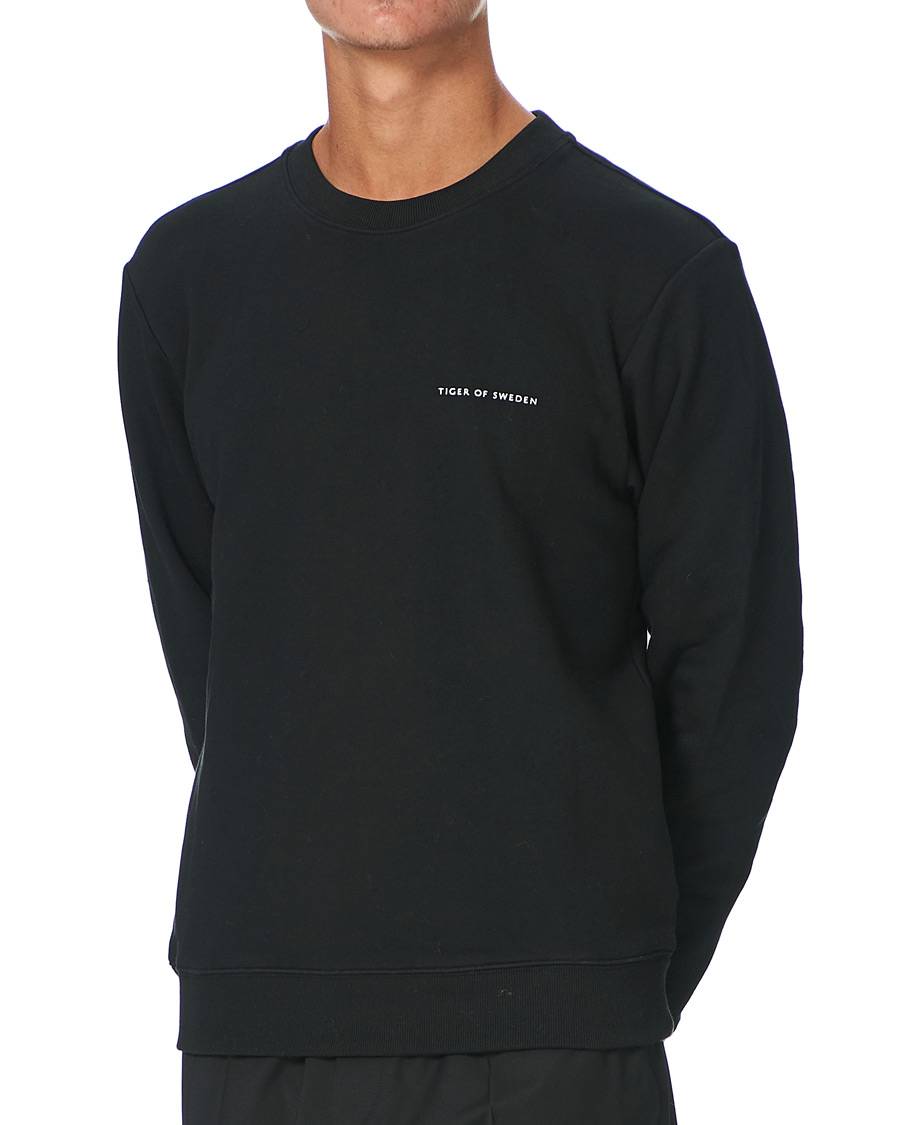 Herr | Tröjor | Tiger of Sweden | Emerson Cotton Sweatshirt Black