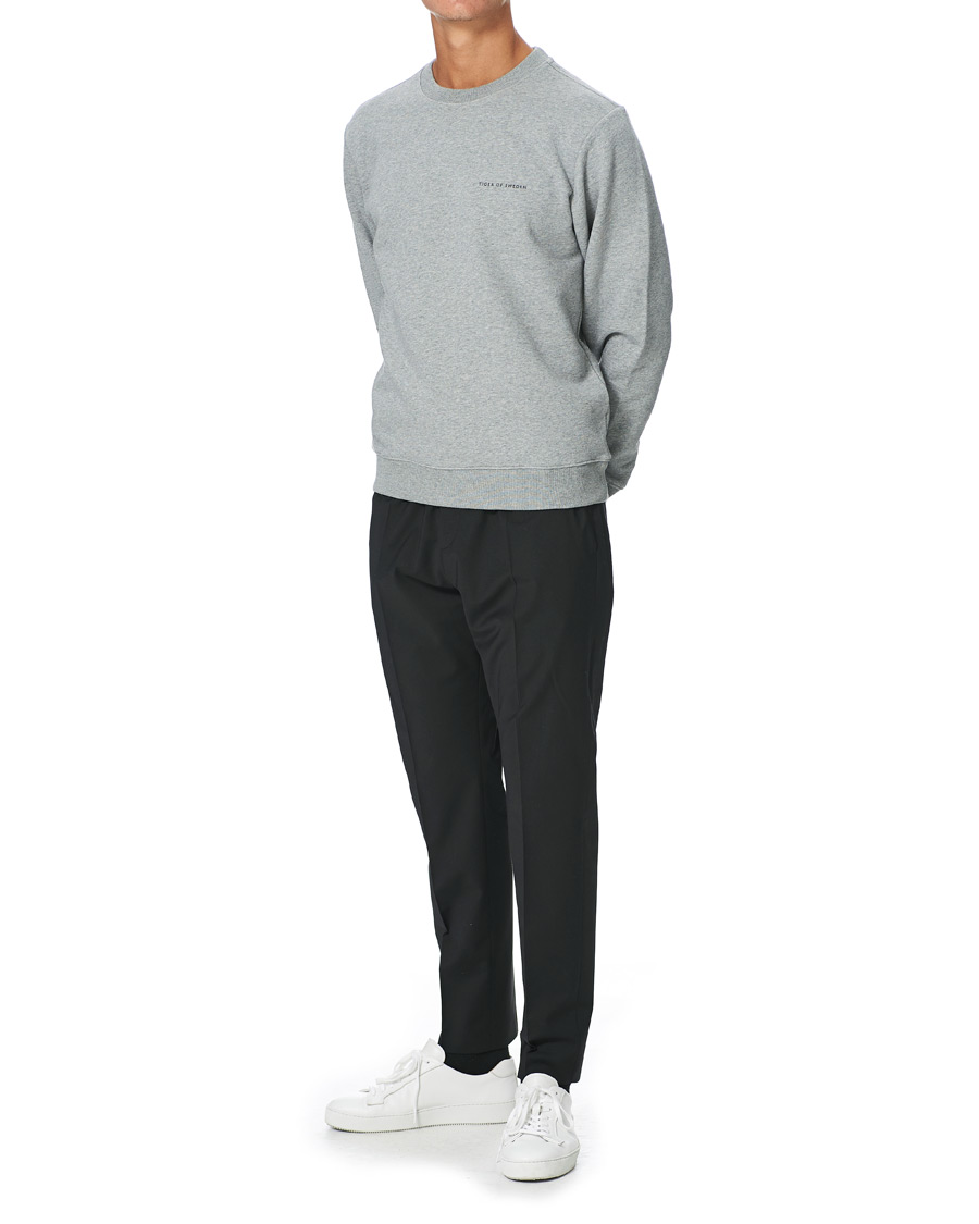 Herr | Tröjor | Tiger of Sweden | Emerson Cotton Sweatshirt Mid Grey Mel