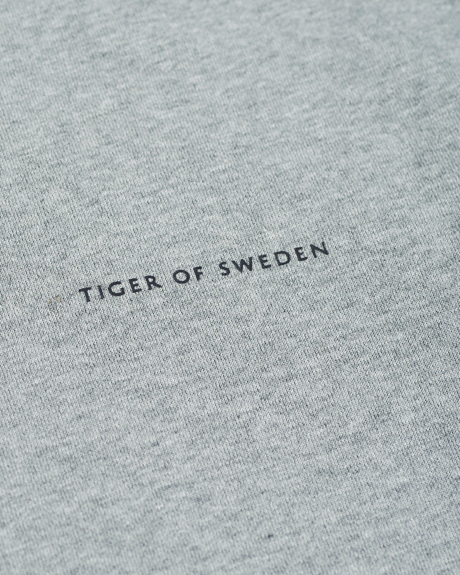 Herr | Tröjor | Tiger of Sweden | Emerson Cotton Sweatshirt Mid Grey Mel