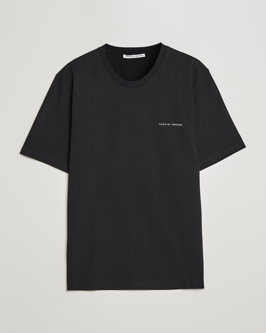 Herr | T-Shirts | Tiger of Sweden | Pro Cotton Logo Tee Black