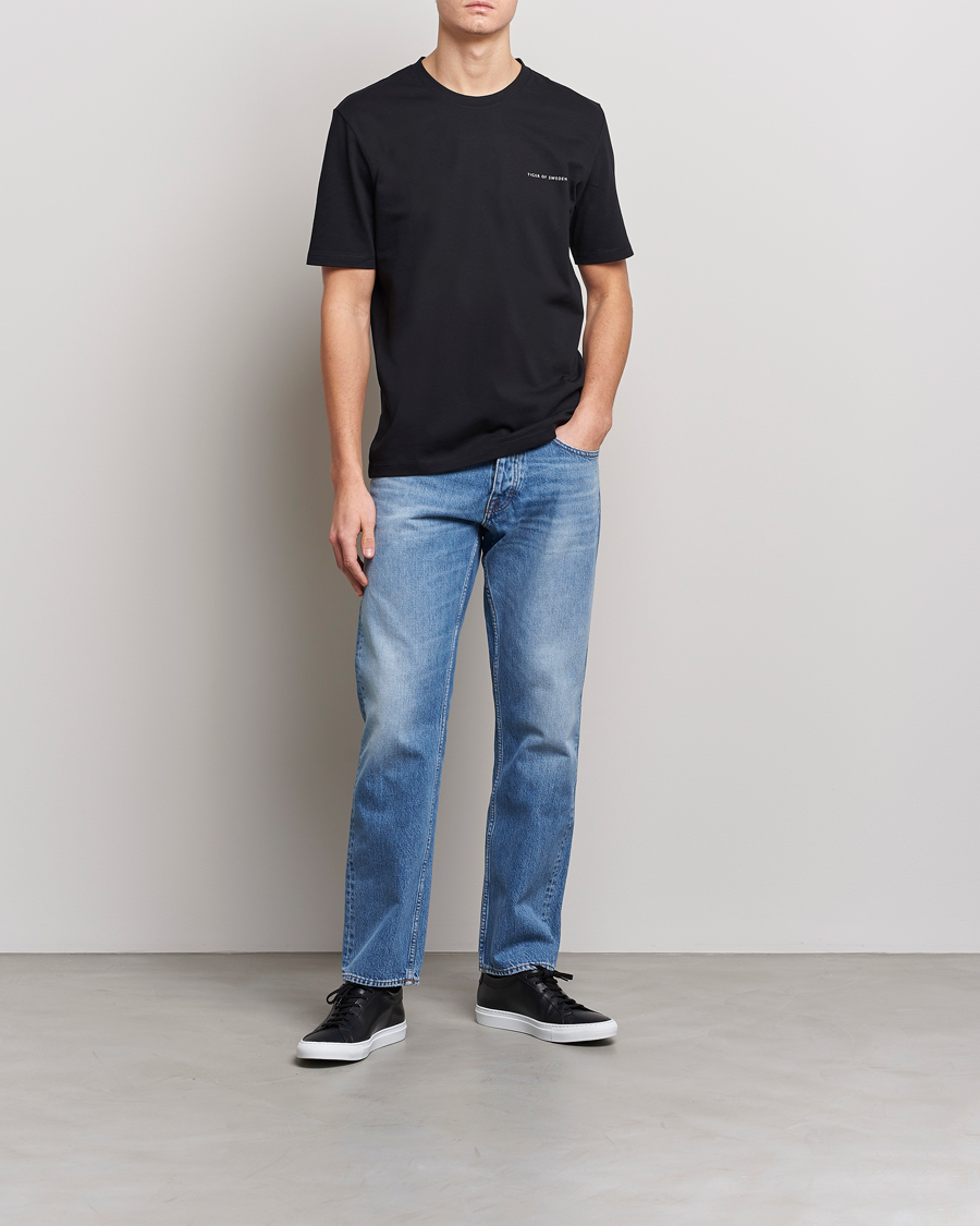 Herr | T-Shirts | Tiger of Sweden | Pro Cotton Logo Tee Black