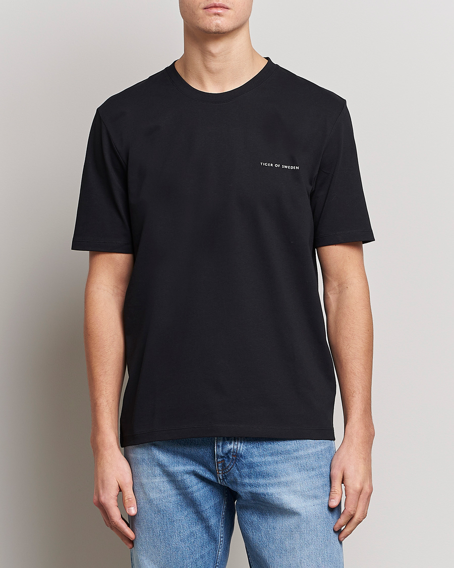 Herr | Avdelningar | Tiger of Sweden | Pro Cotton Logo Tee Black