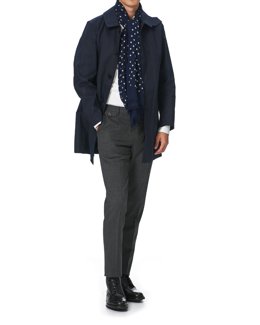Herr | Altea Printed Dots Scarf Navy | Altea | Printed Dots Scarf Navy