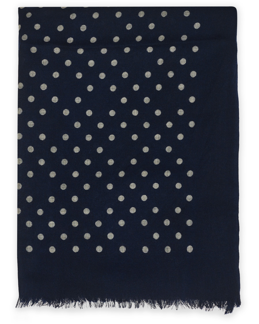 Herr | Altea Printed Dots Scarf Navy | Altea | Printed Dots Scarf Navy