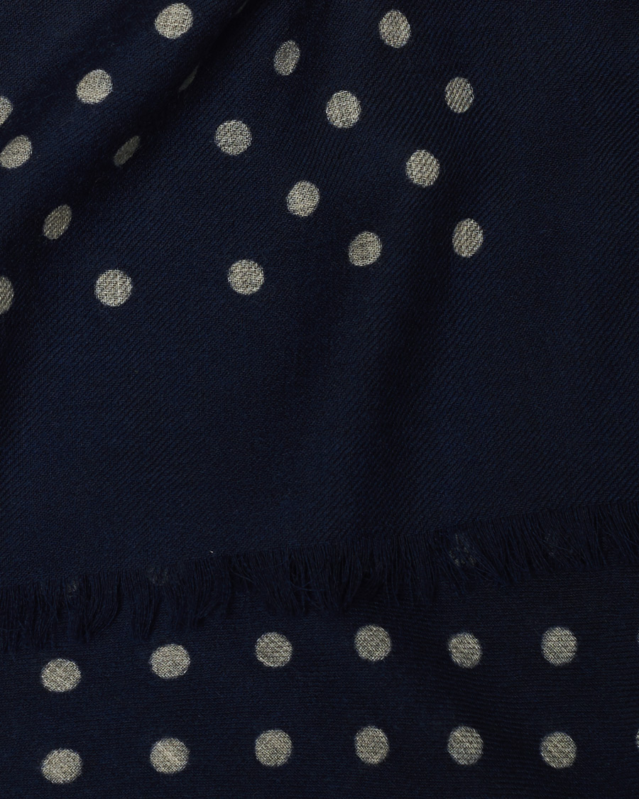 Herr | Altea Printed Dots Scarf Navy | Altea | Printed Dots Scarf Navy