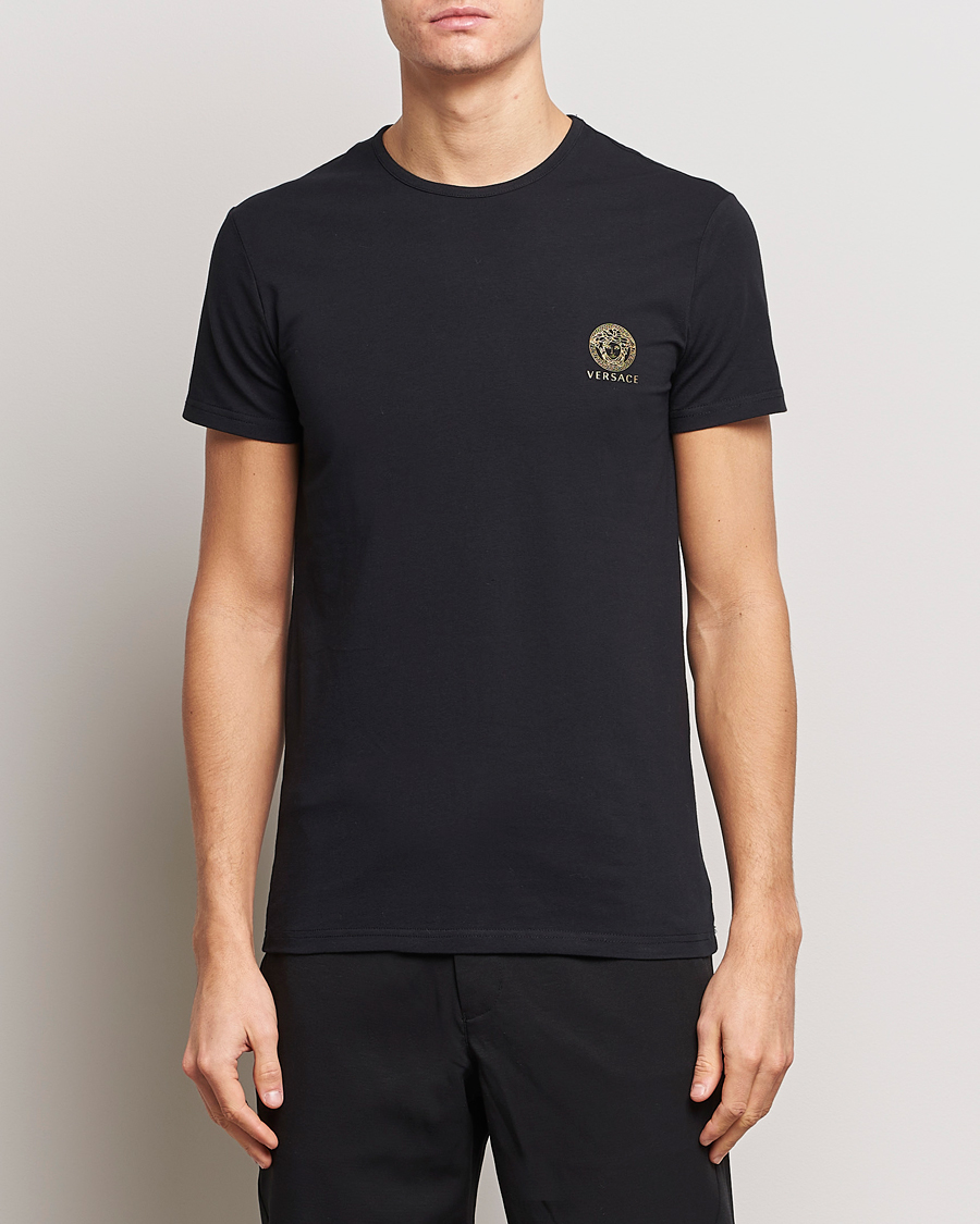 Herr | Luxury Brands | Versace | Medusa Tee Black