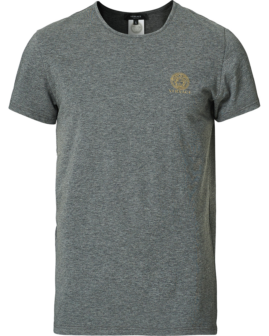 Herr | T-Shirts | Versace | Medusa Tee Grey Melange